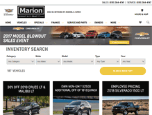 Tablet Screenshot of gmofmarion.com